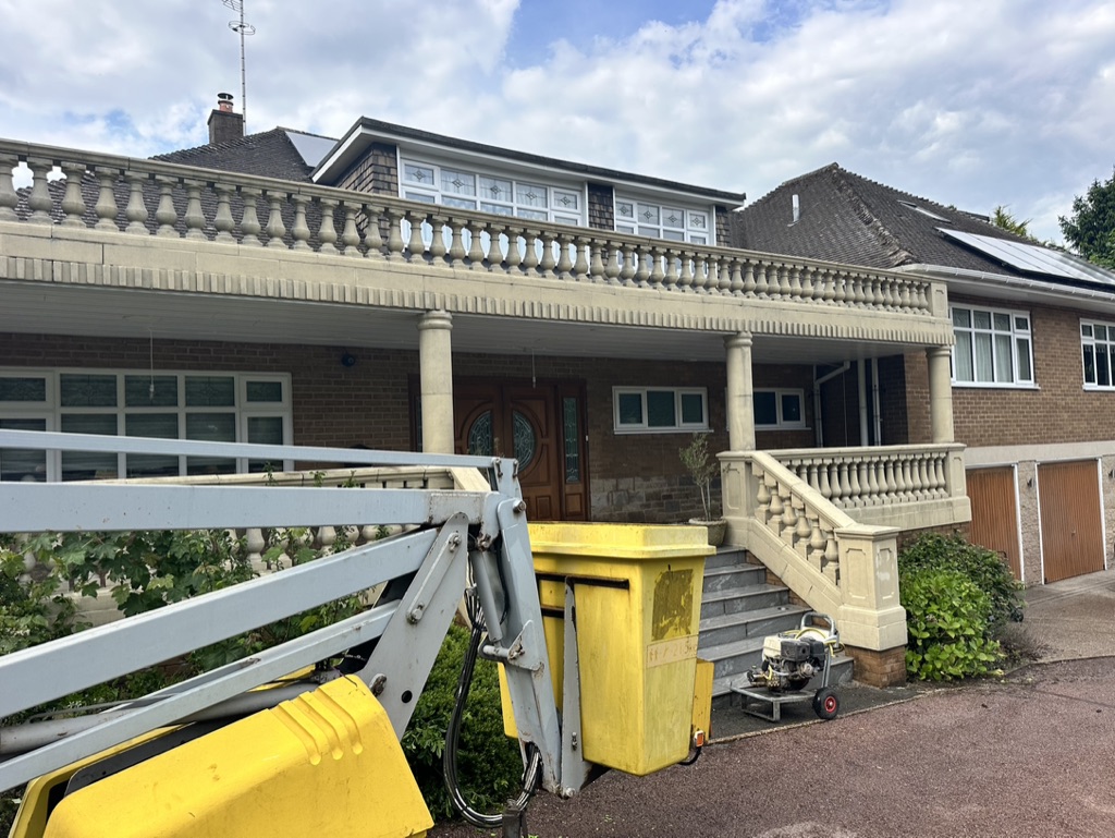 balcony after doff cleaning