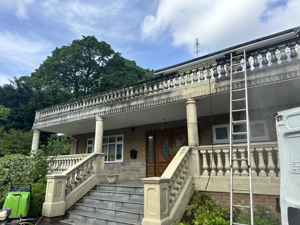 Balcony before Doff Cleaning