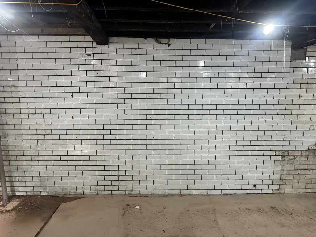 Glazed Brick after Doff Cleaning