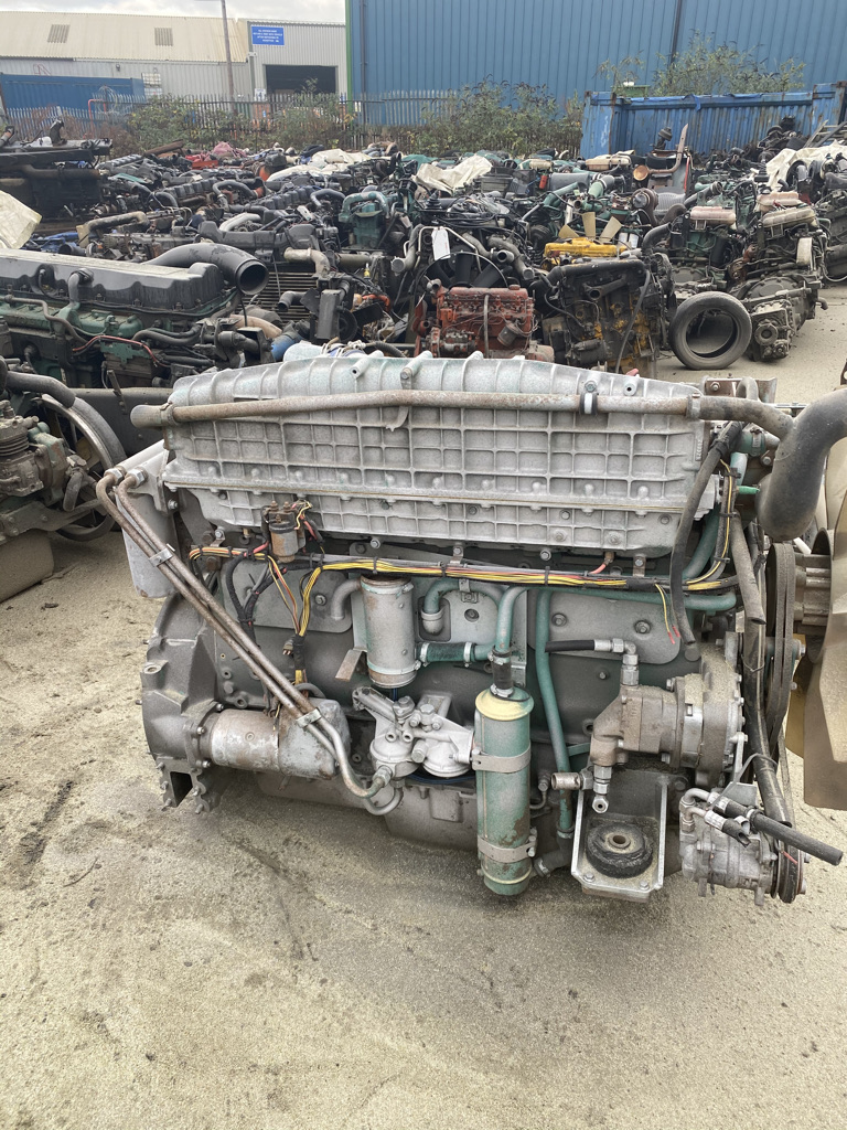 volvo engine after blasting