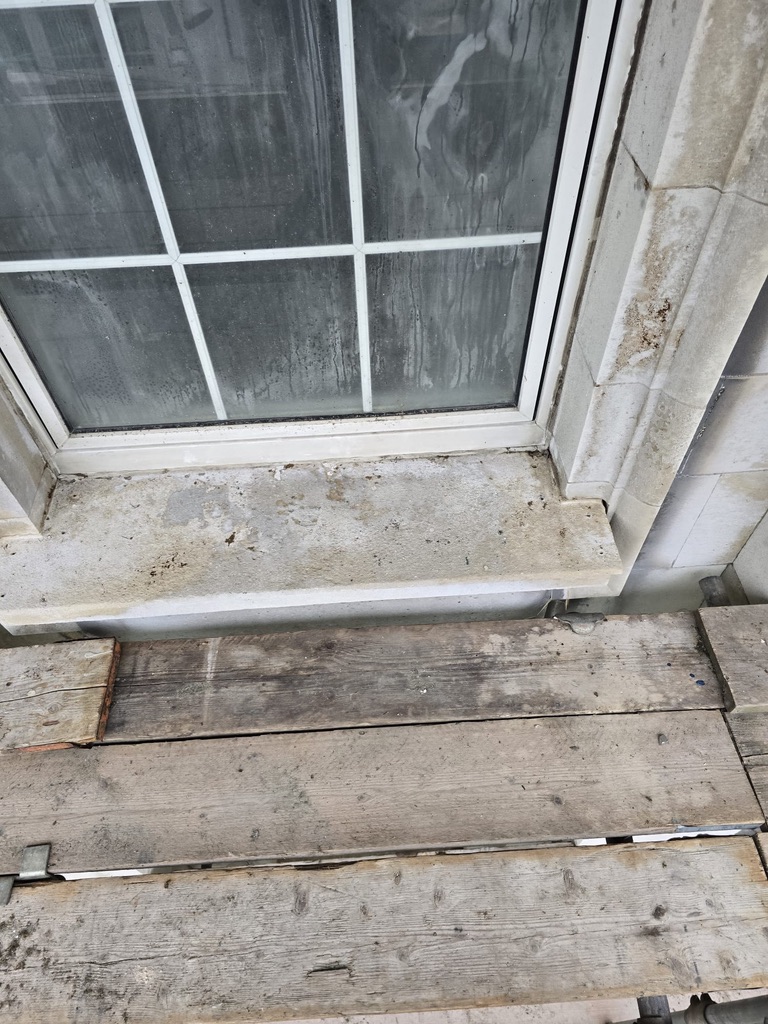 Window Sill after Doff Cleaning